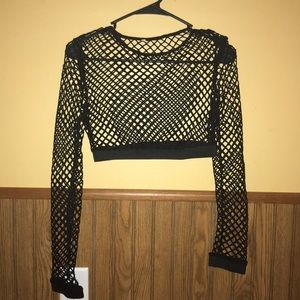 Fishnet top and bottom